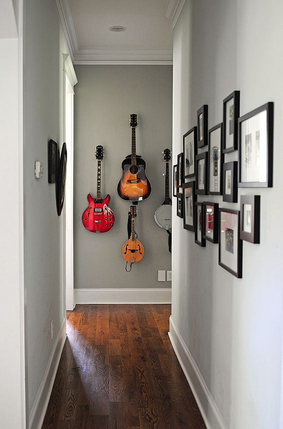 Soporte de pared para guitarra, soporte de guitarra para pared, colgador de  bajo y guitarra eléctrica, soporte de pared para guitarra doble con